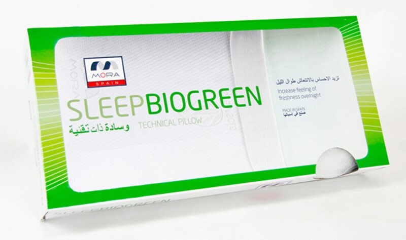 Almohada viscoelástica sleep biogreen de mora